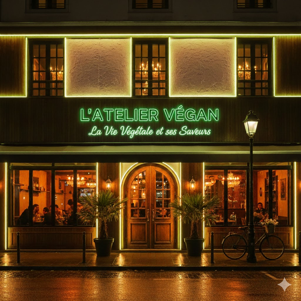 Bienvenue à L’ATELIER VÉGAN, le Nouveau Temple de la Cuisine Végétale !!